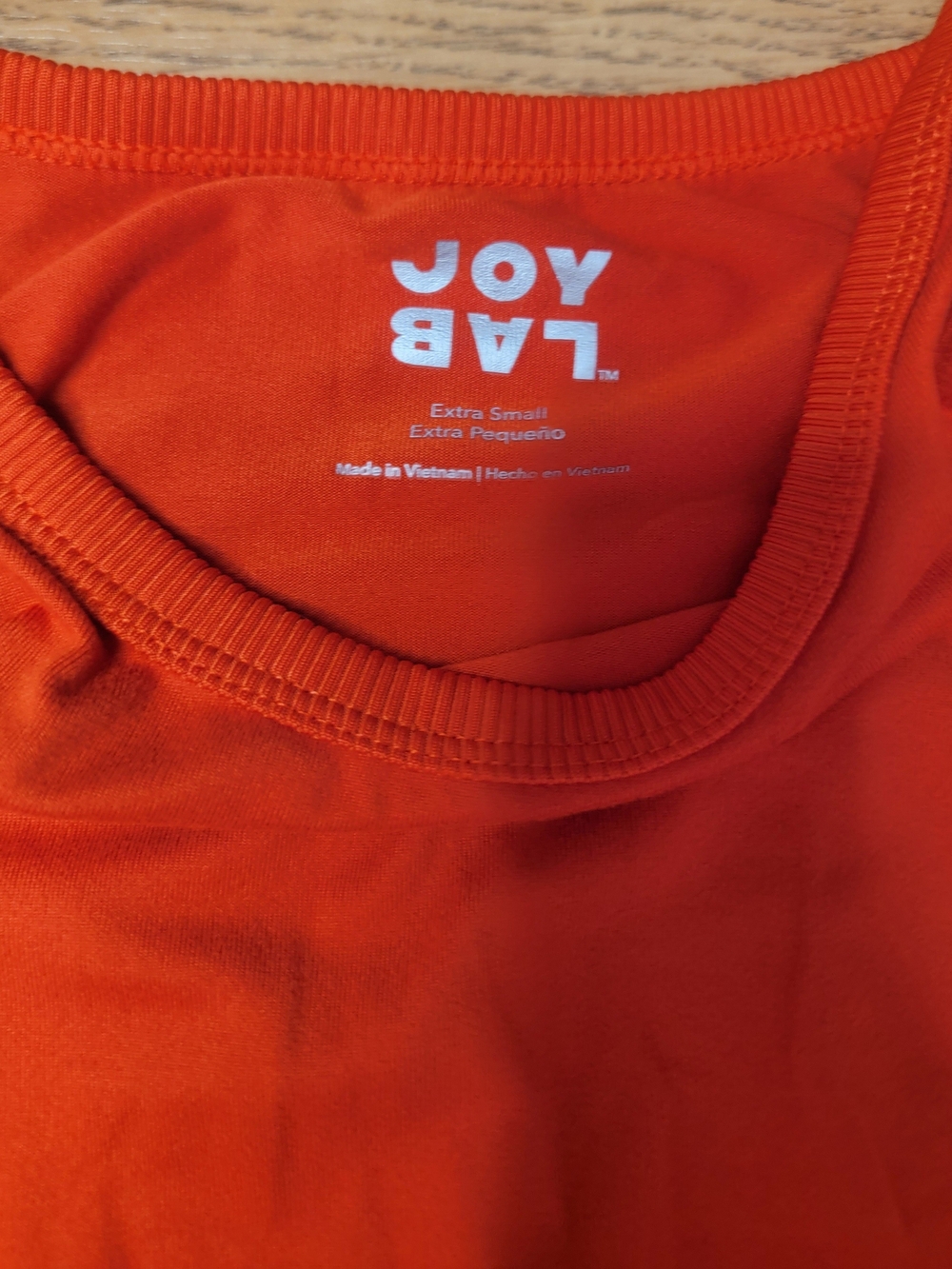 JoyLab Bright Orange High-Neck Tank Top - Picture 2 of 3